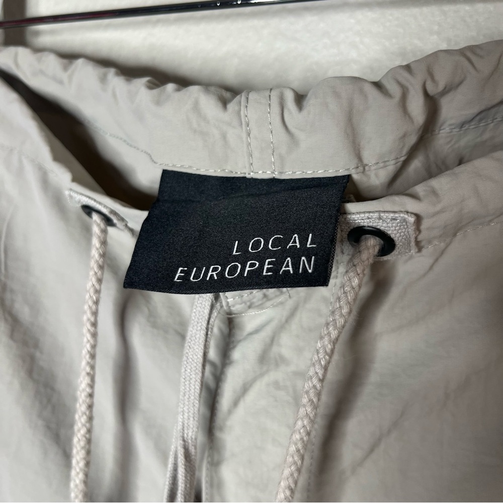 Local European Grey Parachute Cargo Pants Baggy Gorpcore Y2K Dancer Size M/L - Picture 12 of 14